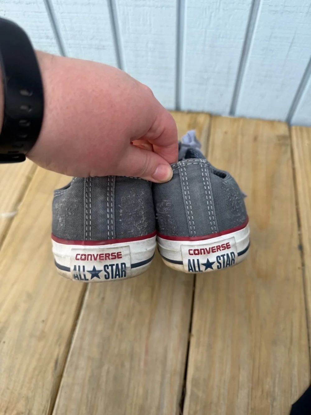 Converse Chuck Taylor All Star Denim Low Shoes Mens 9 women’s 11 - Picture 6 of 8